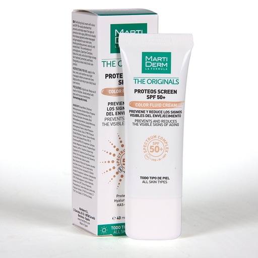 MARTIDERM PROTEOS SCREEN CON COLOR